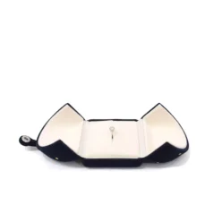 bijou ring box galaxy blue opening top view