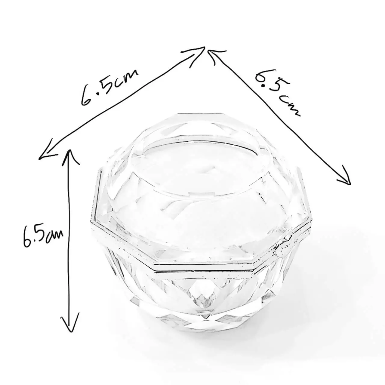 christal ring box dimensions