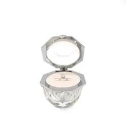 christal ring box silver opening