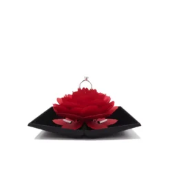 delphine ring box black opening