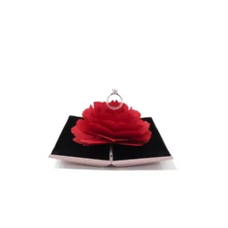 delphine ring box rose gold opening