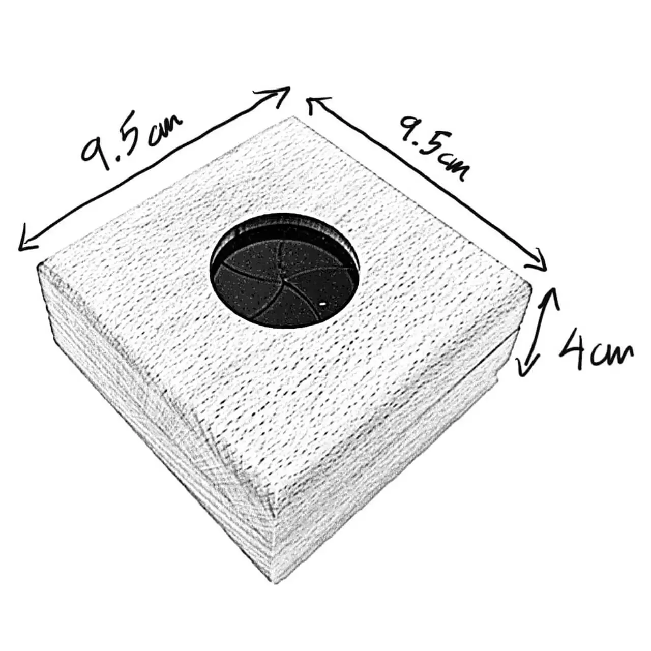 mason ring box dimensions