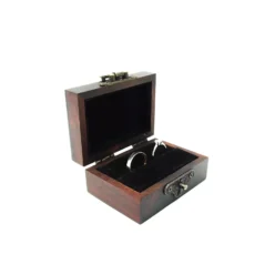 qing ring box 2 ring slots opening left side view