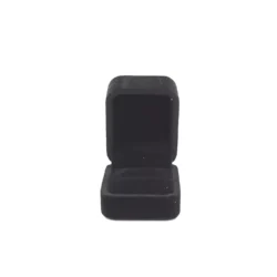 Sven Ring Box in Black opening