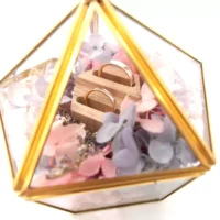Flynn Glass Ring Box zoom in side view