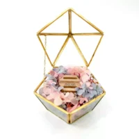 Flynn Glass Ring Box with engraving