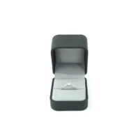 Stella Ring Box in black opening