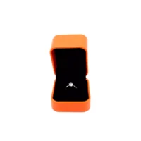 Stella Ring Box in orange opening