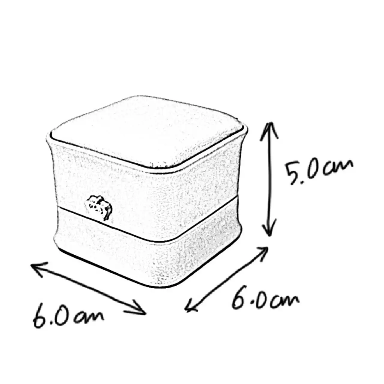 posie ring box dimensions