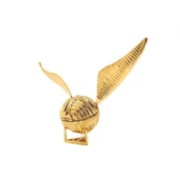 golden snitch ring box with gold wings right side view