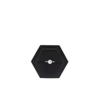 weylyn ring box in Carbon Black opening