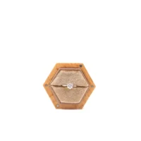 weylyn ring box in Khaki Brown opening