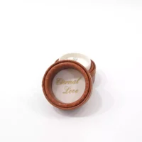mabel ring box cover with engraved eternal love