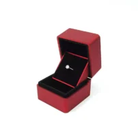 arlo ring box in red opening right side view