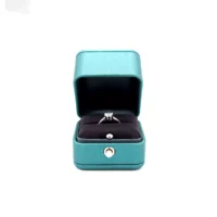 royce ring box in green opening