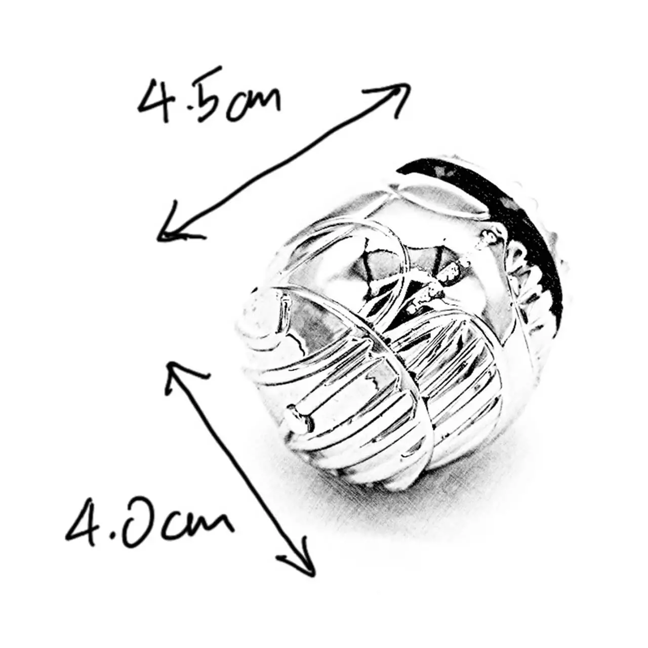 golden snitch ring box version 3 dimensions