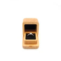bexley ring box in khaki brown opening