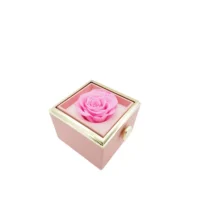rhodon ring box in pink side view