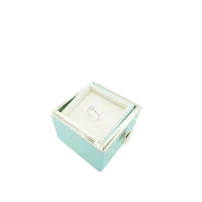 rhodon ring box in turquoise with ring reveal