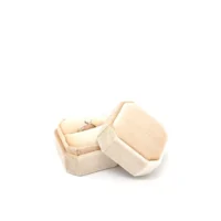 Vander Ring Box Beige 1 Ring Slot