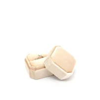 Vander Ring Box Beige 1 Ring Slot