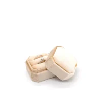 Vander Ring Box Beige 2 Ring Slots