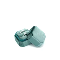 Vander Ring Box Green 2 Ring Slots