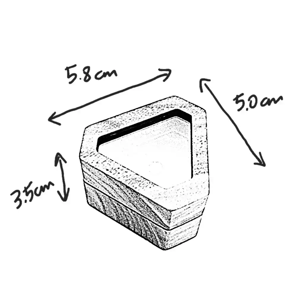 Zephyr ring box dimensions