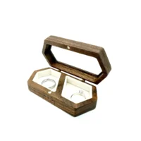 Orson ring box in white cushion with engraving option available