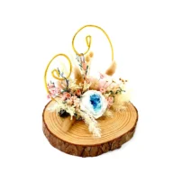 faye floral stand for ring display left side view