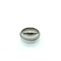 veda ring box in grey 1 single ring slot internal view