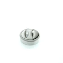veda ring box in grey 2 double ring slots internal view