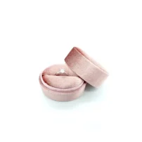 veda ring box in pink 1 single ring slot